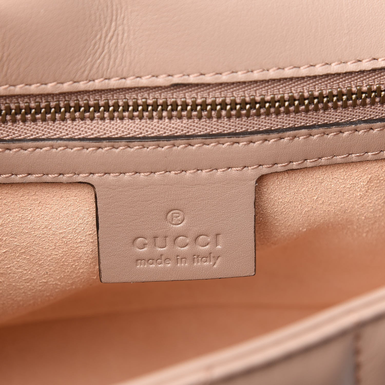 Gucci Calfskin Matelasse Studded Mini Pearly GG Marmont Shoulder Bag Porcelain Rose 5 of 8