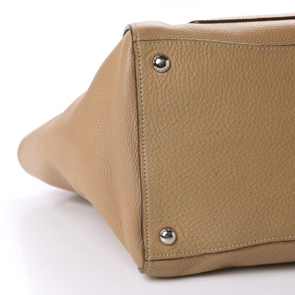 Prada Vitello Daino Tote Sabbia 7 of 10