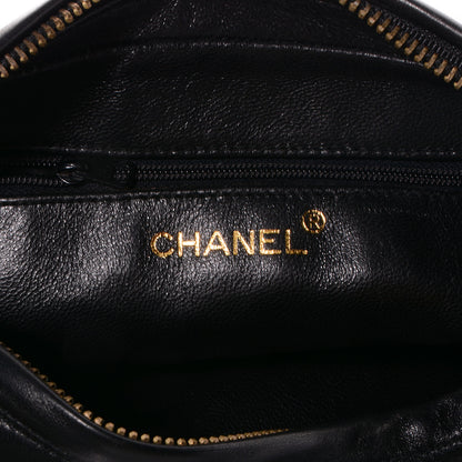 Chanel Lambskin Quilted Tassel Camera Case Black 7 of 7