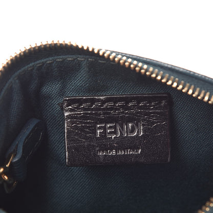 Fendi Vitello Crystal Tooth Monster Coin Pouch Key Case Oceano Multicolor 6 of 9