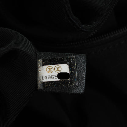 Chanel Vinyl Large Stretch Spirit Cabas Black 7 of 7