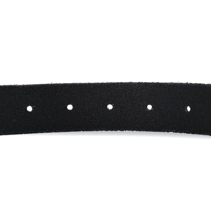 Gucci Faded Calfskin Double G 30mm Belt 85 34 Black 4 of 11
