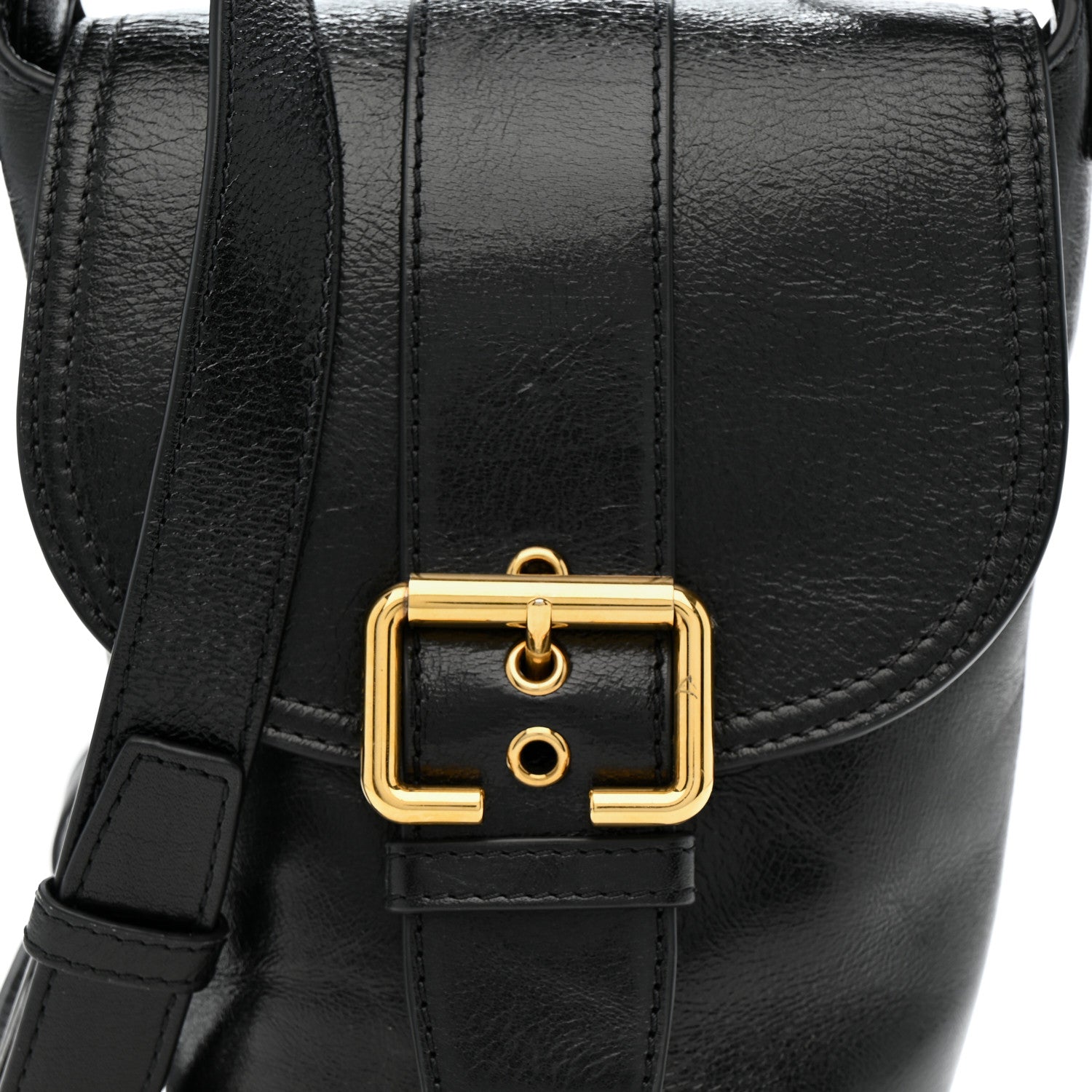 Chloe Shiny Calfskin Camera Crossbody Black 8 of 12