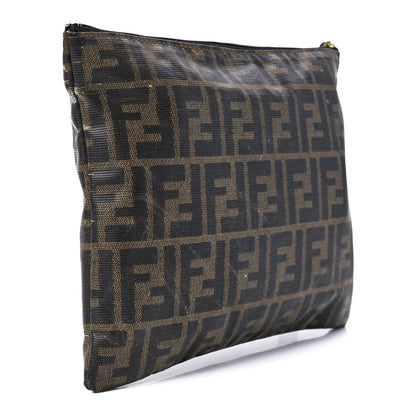 Fendi Zucca Spalmati Zip Pouch Tobacco 3 of 13