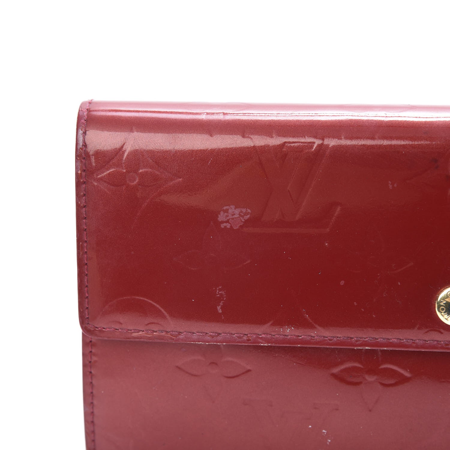 Louis Vuitton Vernis Sarah Wallet Pomme D'Amour 11 of 15