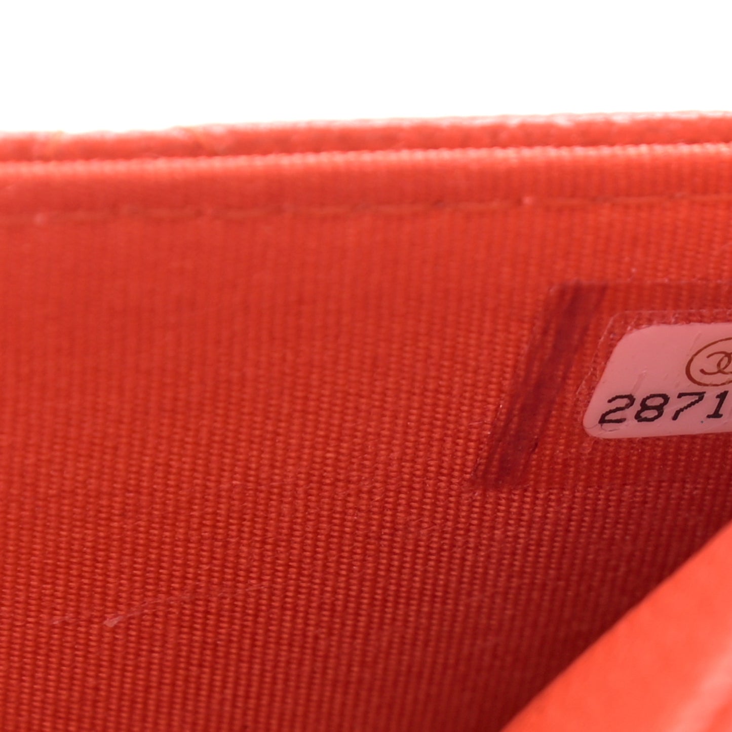 Caviar Quilted Golden Class Wallet On Chain WOC Red
