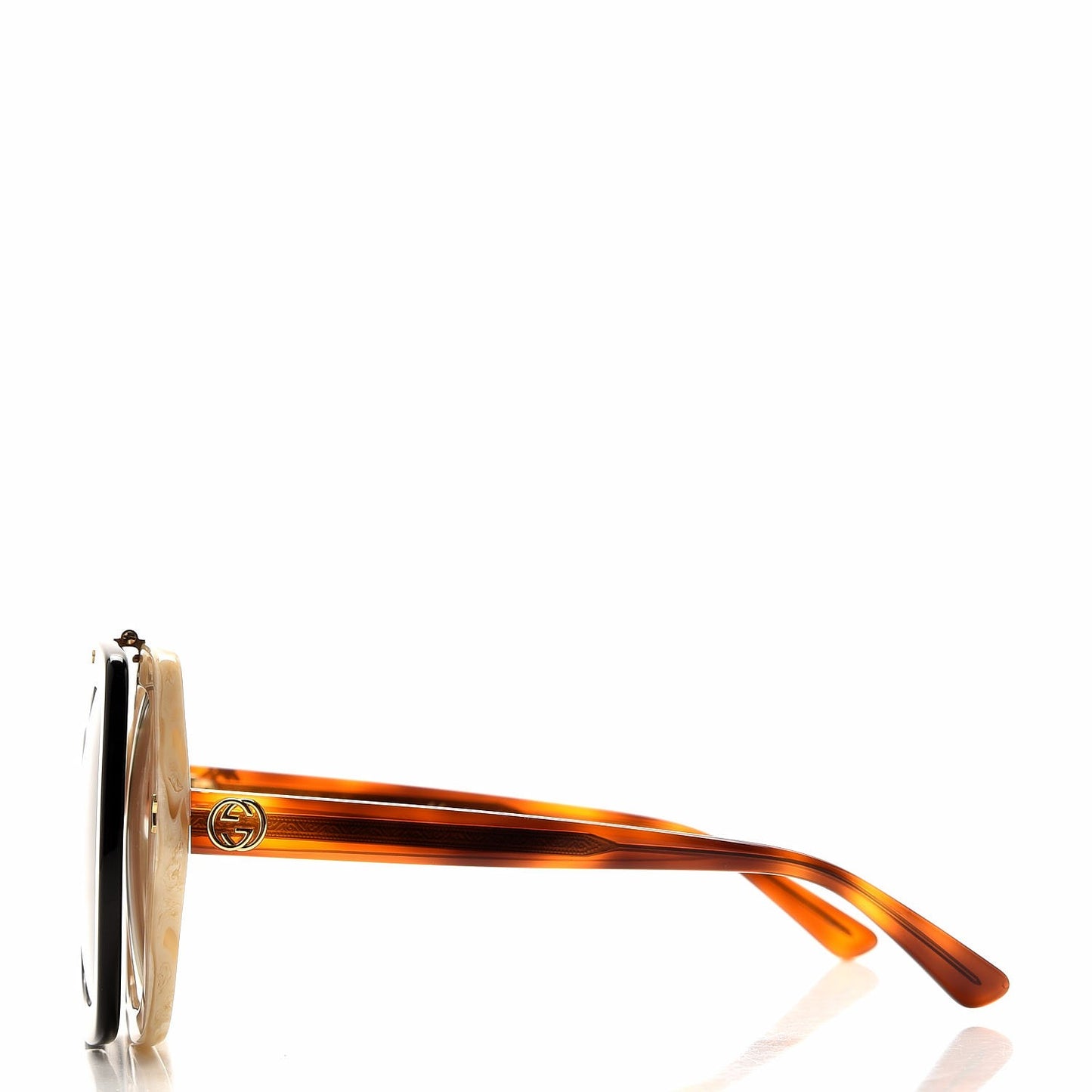 Acetate Oversized Flip Up Sunglasses GG0088S Tortoise