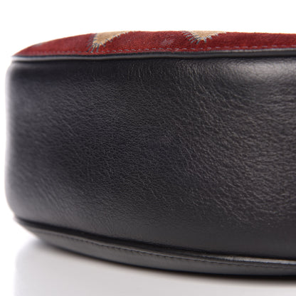 Chloe Suede Calfskin Wonder Woman Patchwork Drew Shoulder Bag Black 13 of 13