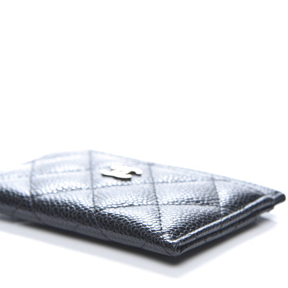 Chanel Caviar Quilted Card Holder Black 10 of 10
