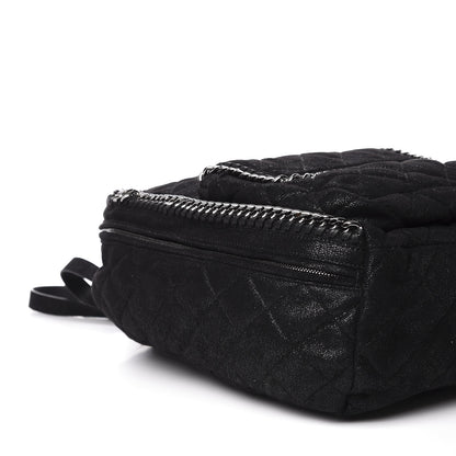 Stella McCartney Shaggy Deer Quilted Falabella Backpack Black 7 of 9