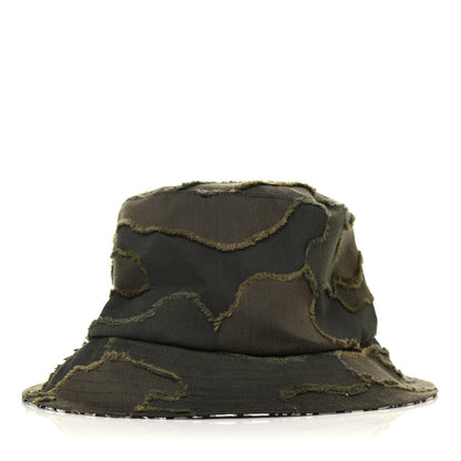 Christian Dior Camouflage Logo Bucket Hat 57 Green 2 of 4
