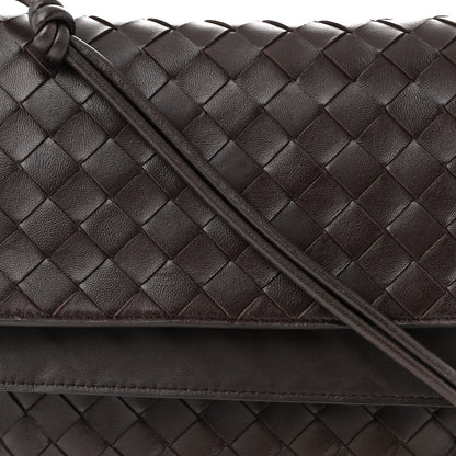 Bottega Veneta Nappa Intrecciato Small Knot Flap Crossbody Fondente 8 of 12