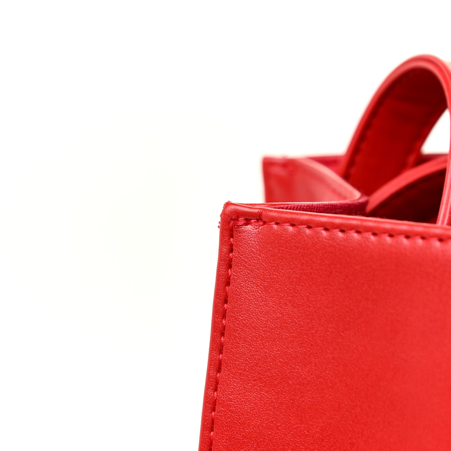 Telfar Vegan Leather Medium Shopping Bag Red 17 of 18