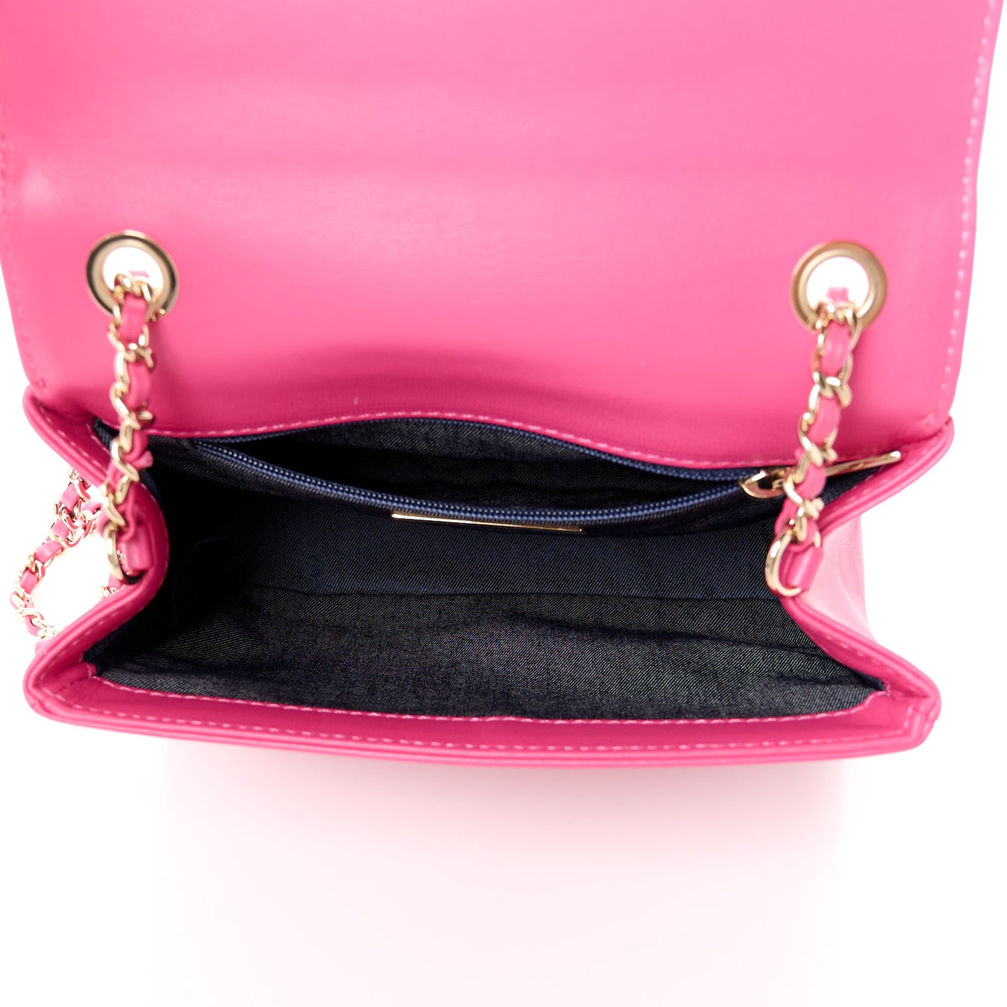 Lambskin CC Mania Flap Bag Pink