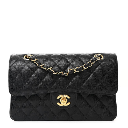 Chanel Caviar Quilted Small Double Flap Black 1 of 10