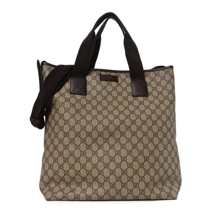 Gucci GG Supreme Monogram Vertical Tote Dark Brown 1 of 10