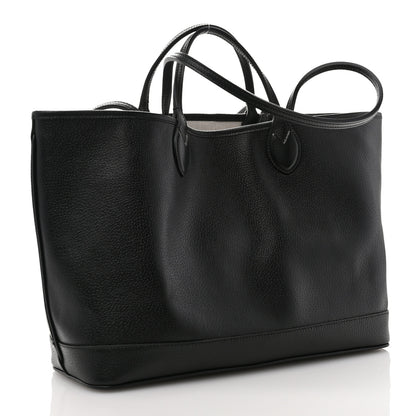 Gucci Textured Dollar Calfskin Medium Ophidia Shoulder Tote Bag Black 3 of 11