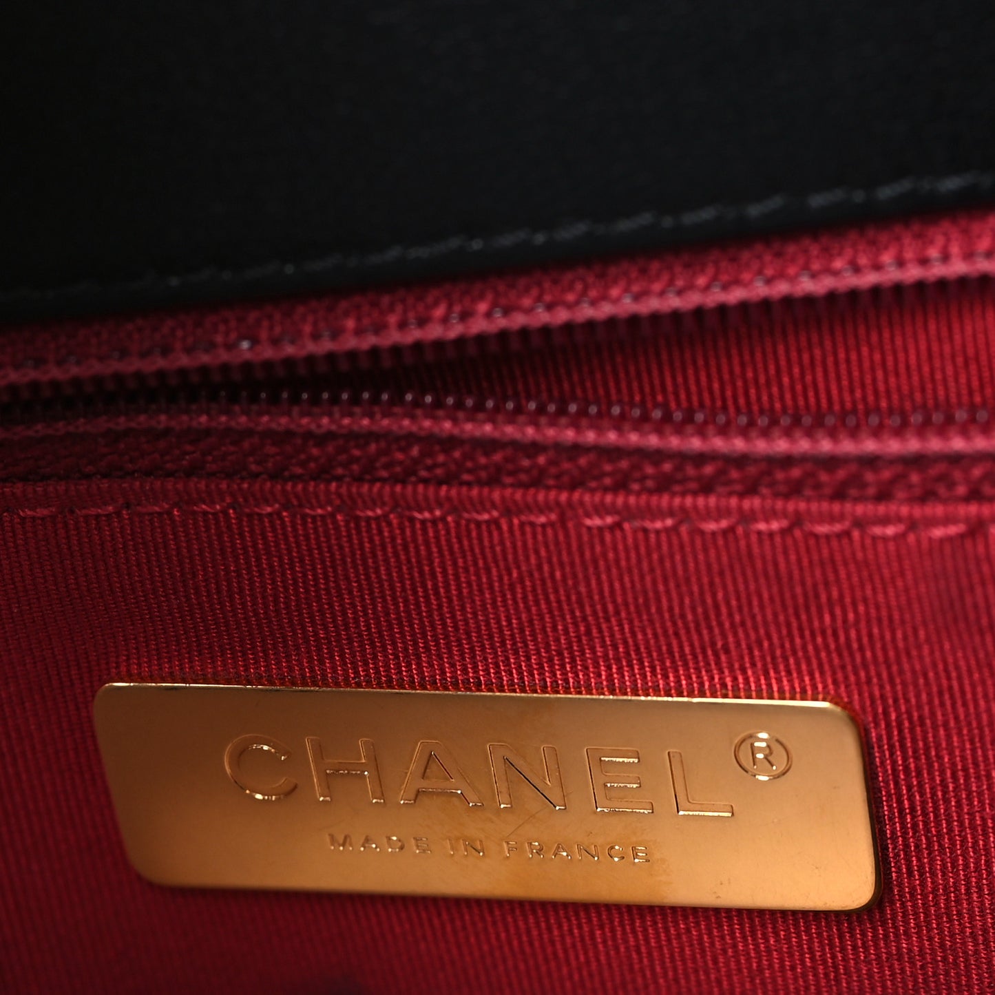 Lambskin Quilted Large Chanel 19 Flap Black