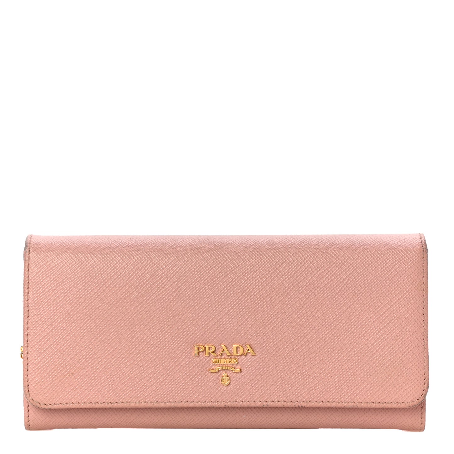 Saffiano Metal Continental Flap Wallet Orchidea