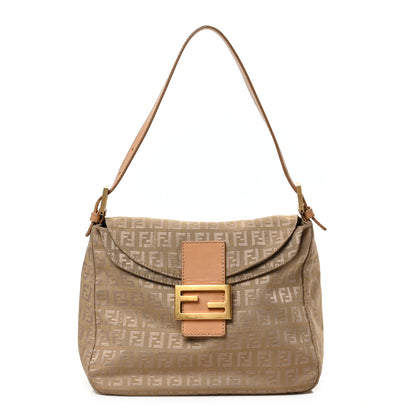 Fendi Zucchino Mama Baguette Beige 1 of 9
