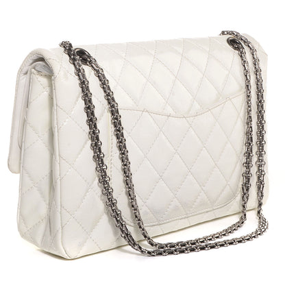 Chanel Distressed Patent 2.55 Reissue Flap 227 White 5 of 11
