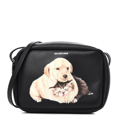 Balenciaga Calfskin Puppy And Kitten S Everyday Camera Bag Black 1 of 10