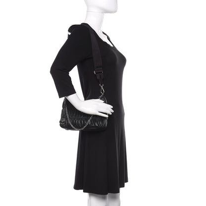 Prada Nappa Gaufre Re-Edition 2005 Shoulder Bag Black 2 of 9