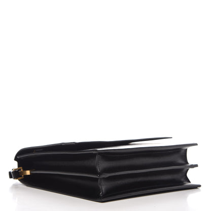 Saint Laurent Calfskin Sao Shoulder Bag Black 4 of 8