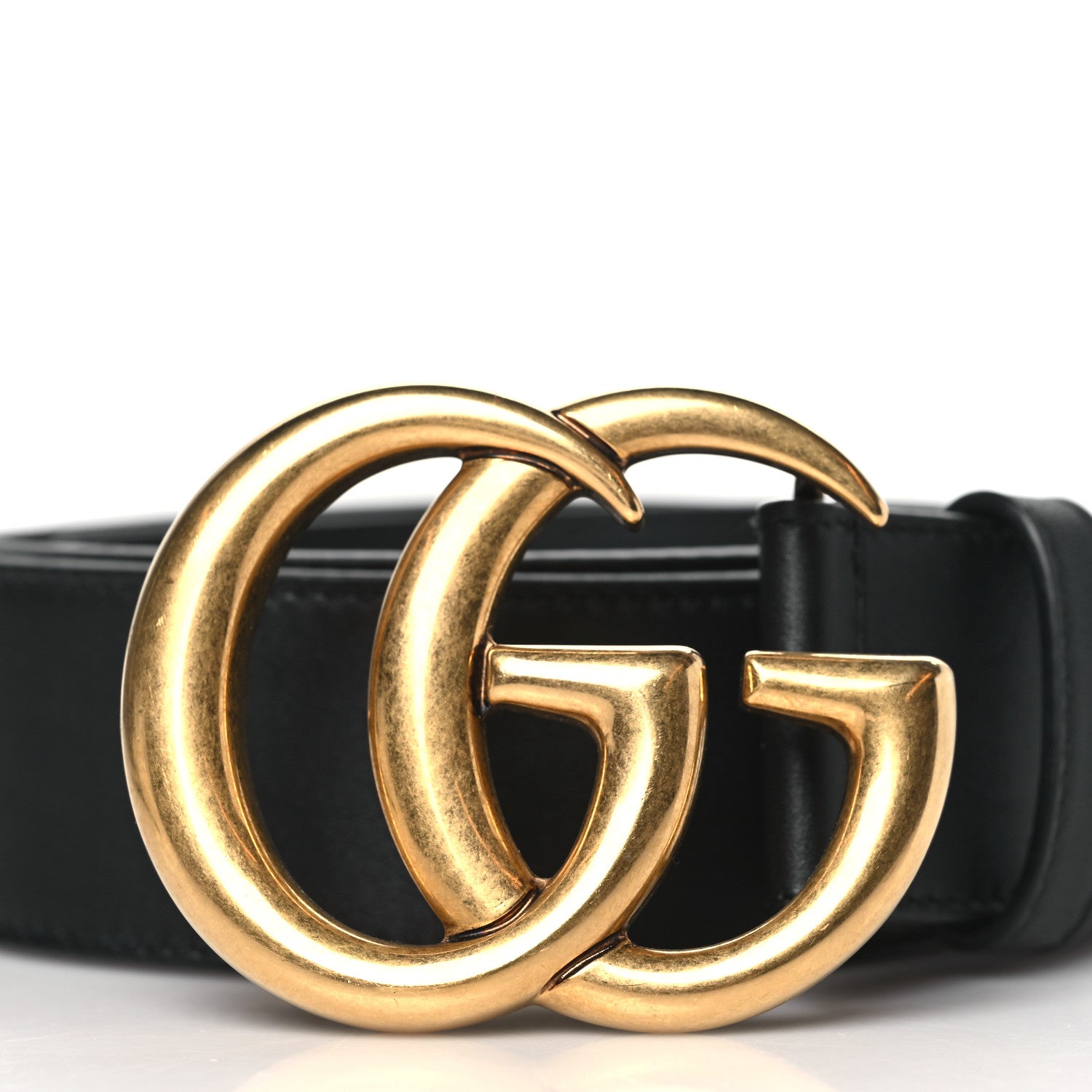 Gucci Calfskin Double G 40mm Belt 80 32 Black 3 of 6