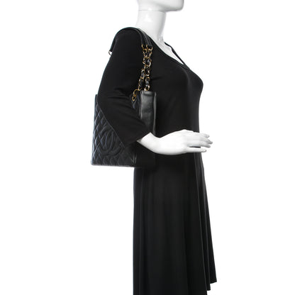 Chanel Caviar Petit Shopping Tote PST Black 2 of 10