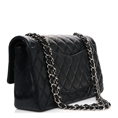 Chanel Lambskin Quilted Medium Double Flap Black 3 of 10