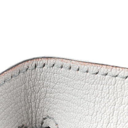 Hermes Taurillon Clemence Birkin 30 Bleu Pale 11 of 12