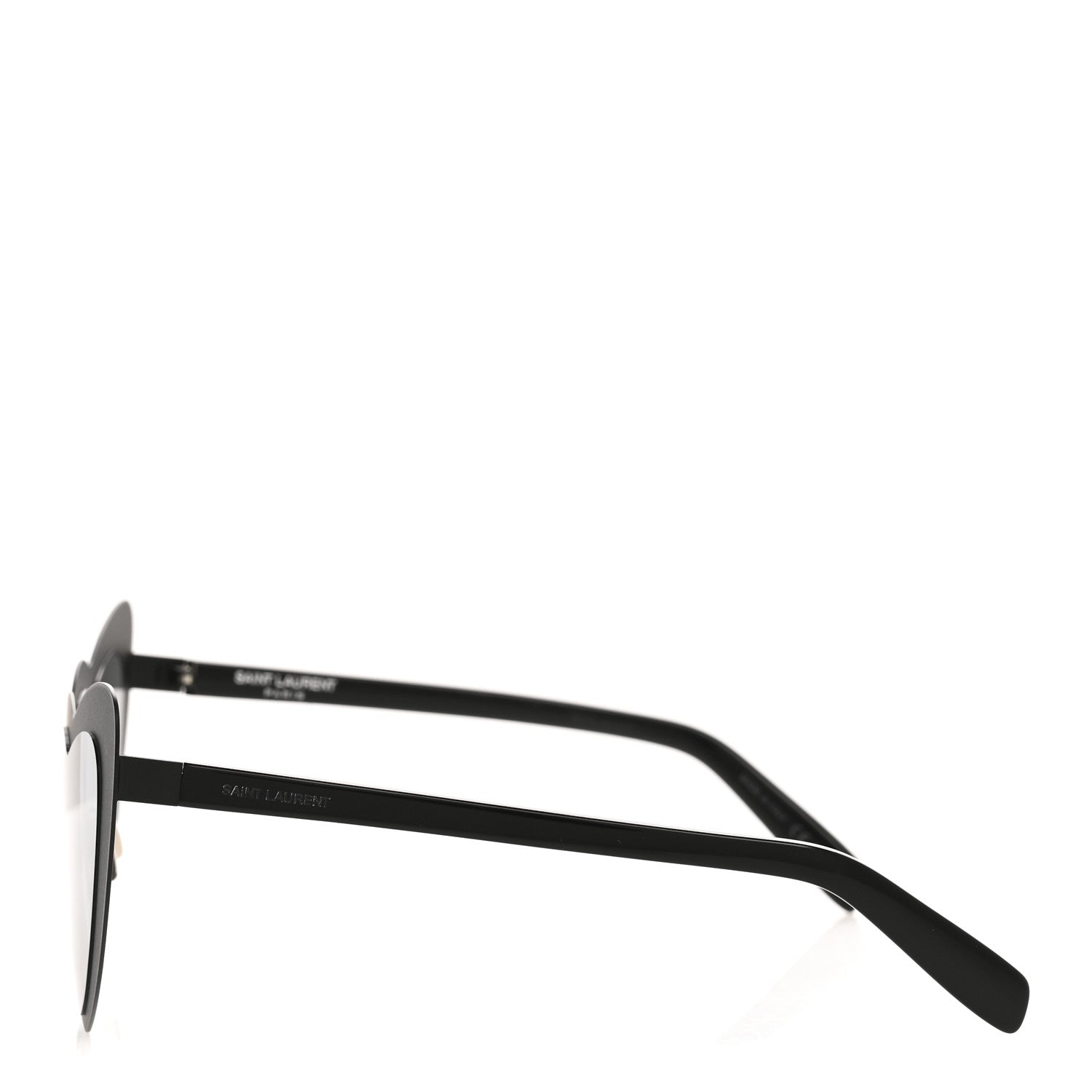 Saint Laurent Acetate Heart Frame Loulou SL196 Sunglasses Black 3 of 7