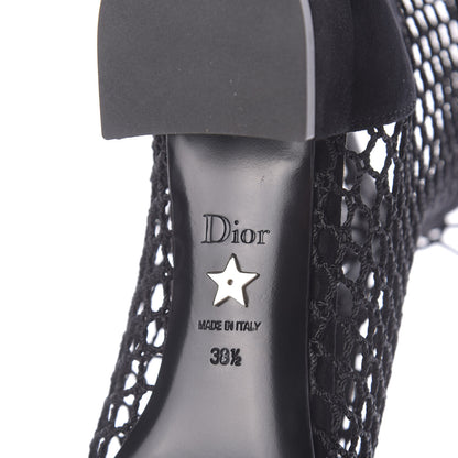 Christian Dior Suede Resille Naughtily-D 30mm Ankle Boots 38.5 Black 10 of 12