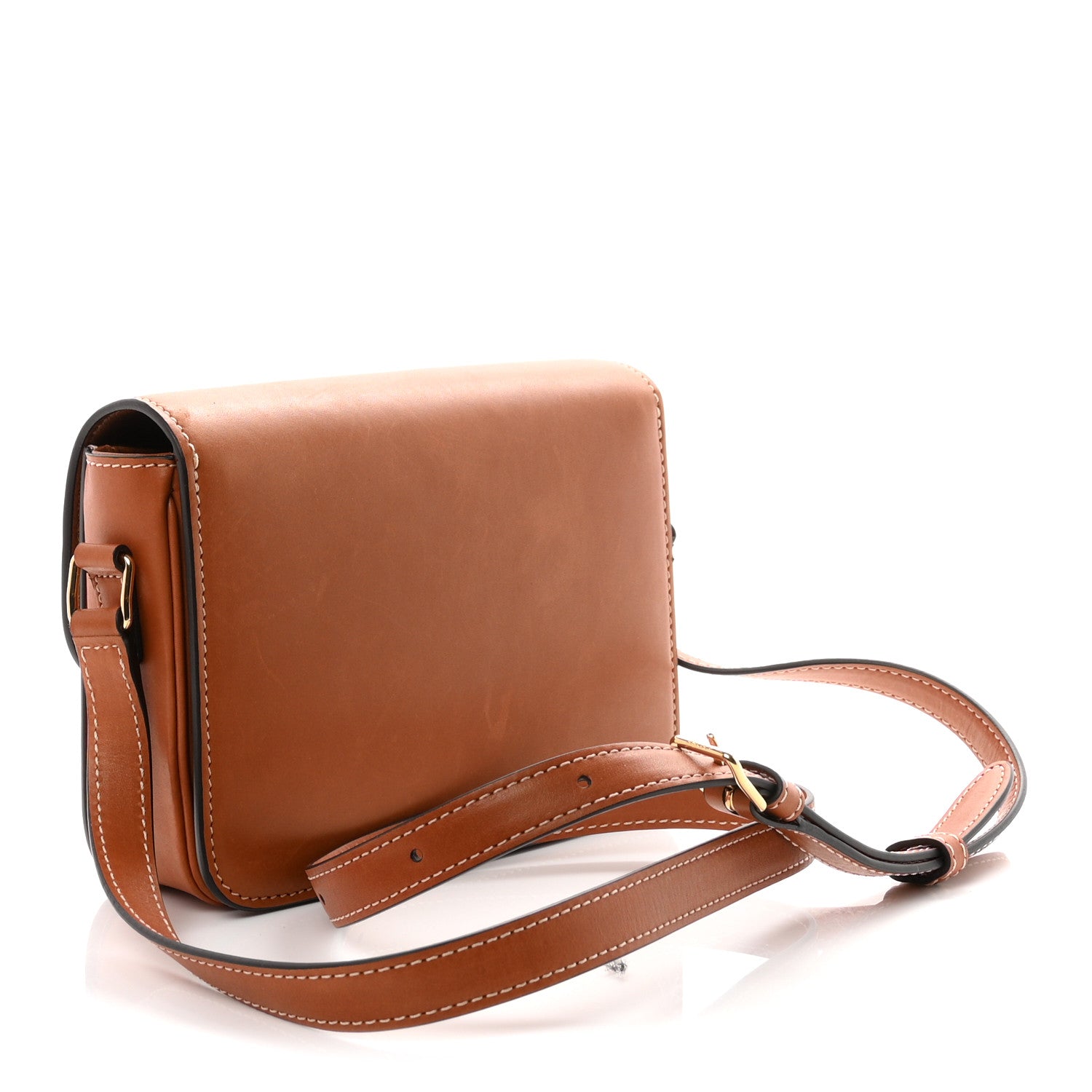 Celine Natural Calfskin Teen Triomphe Tan 2 of 9