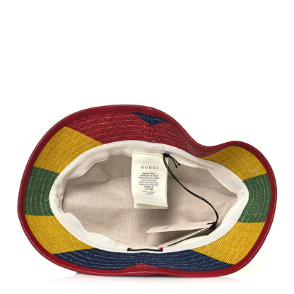 Gucci Canvas Marley Stripe Script Logo Gucci 100 Bucket Hat M Multicolor 6 of 8