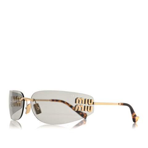 Metal Aube Sunglasses SMUA51 Gold Light Grey