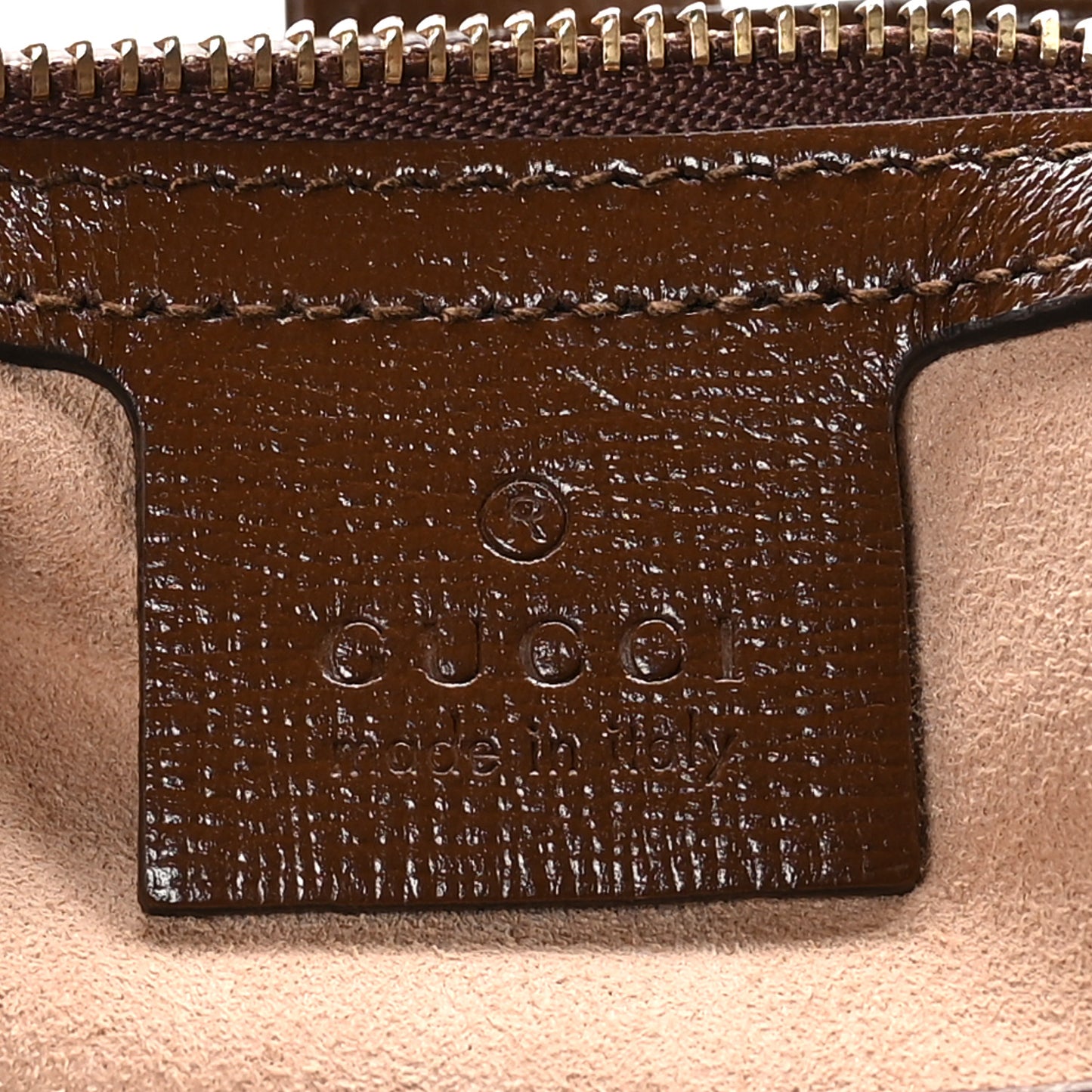 GG Supreme Monogram Azalea Calfskin Web Small Jackie 1961 Hobo Beige Ebony Brown Sugar