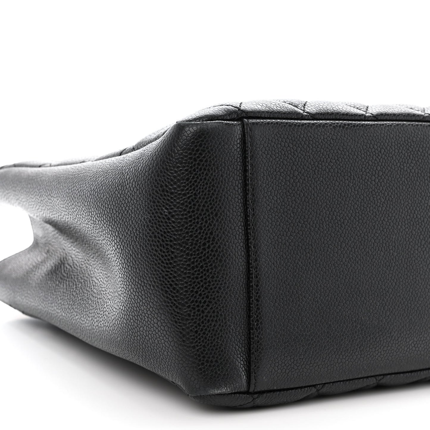 Caviar Quilted Grand Shopping Tote GST Black