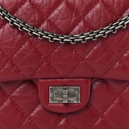 Chanel Aged Calfskin Quilted 2.55 Reissue 226 Flap Red 7 of 9