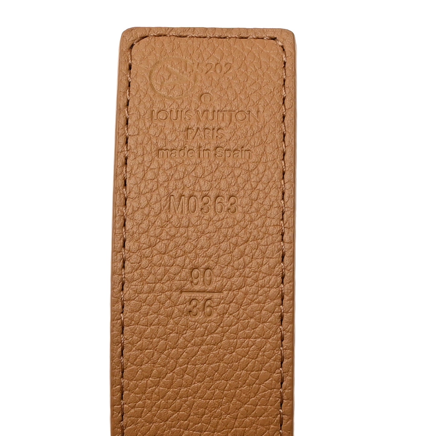 Monogram Calfskin 30mm LV Initiales Reversible Belt 90 36 Arizona