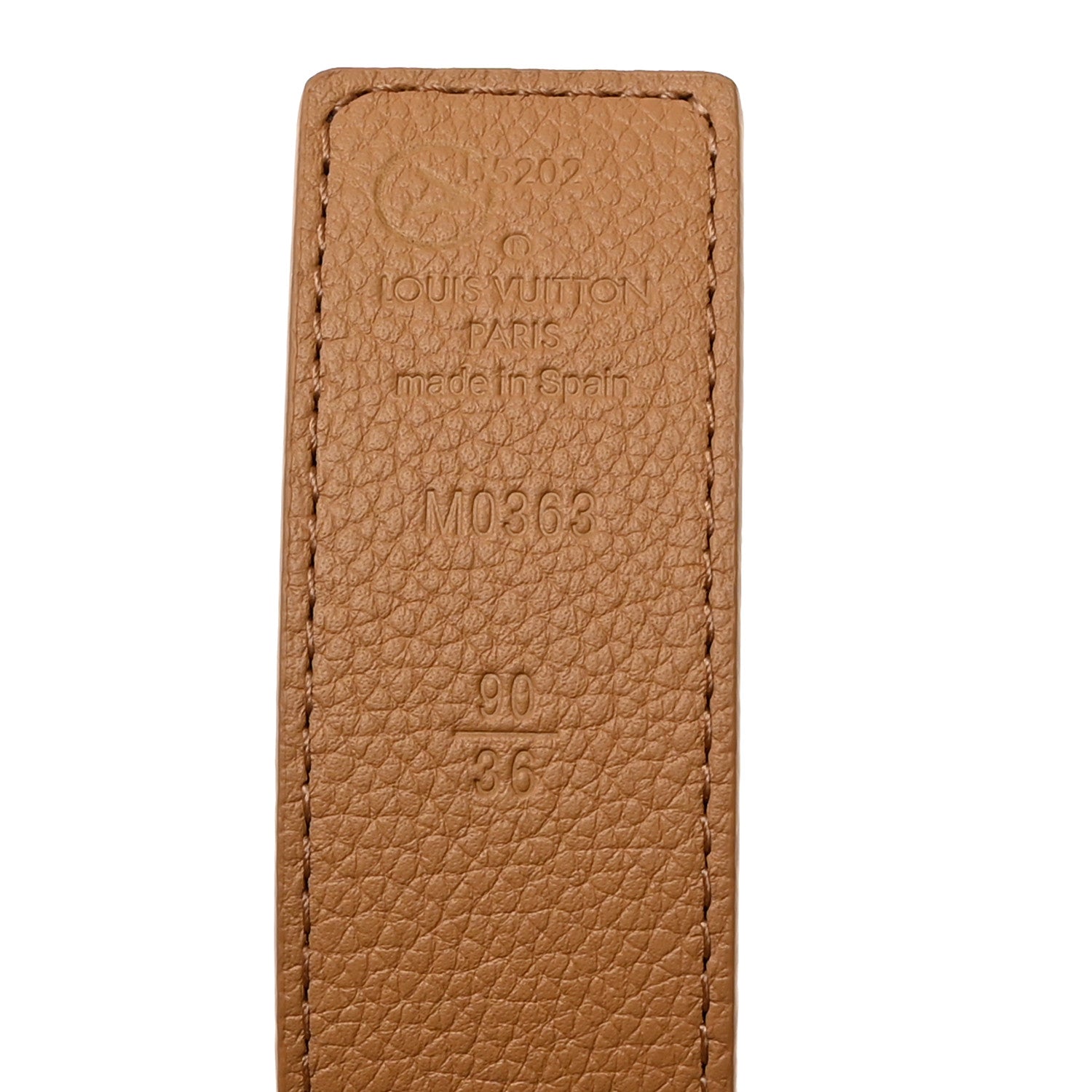 Louis Vuitton Monogram Calfskin 30mm LV Initiales Reversible Belt 90 36 Arizona 7 of 11