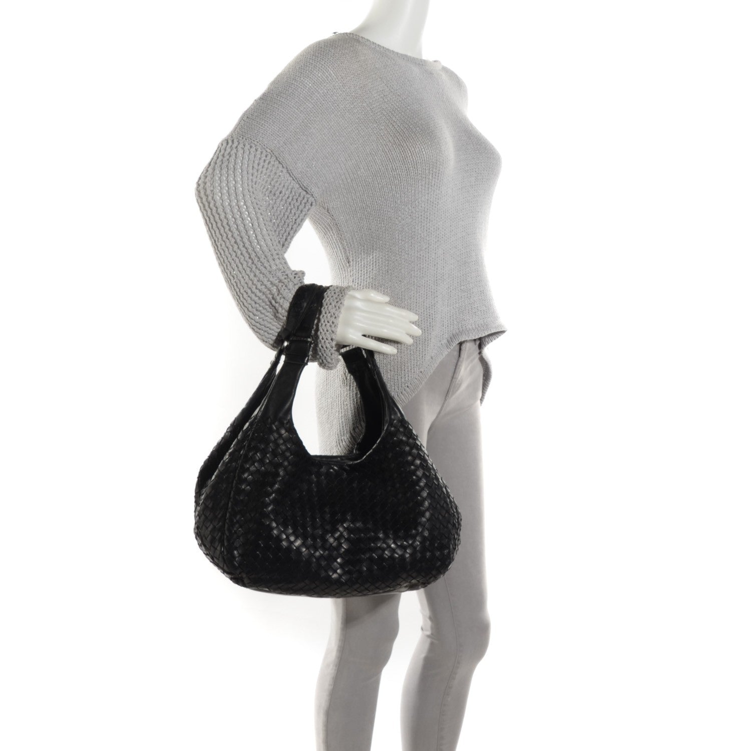Bottega Veneta Nappa Intrecciato Medium Campana Nero Black 4 of 11