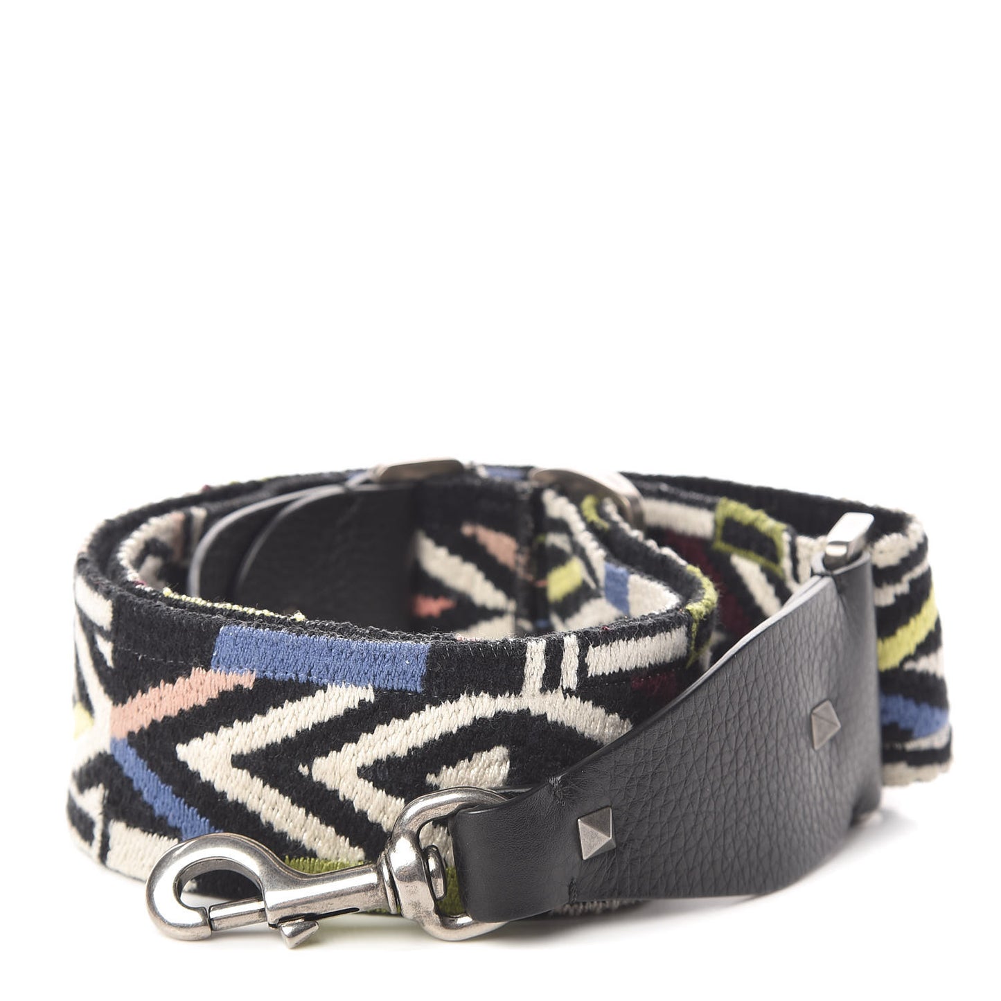 Canvas Native Couture Embroidered Rockstud Guitar Strap