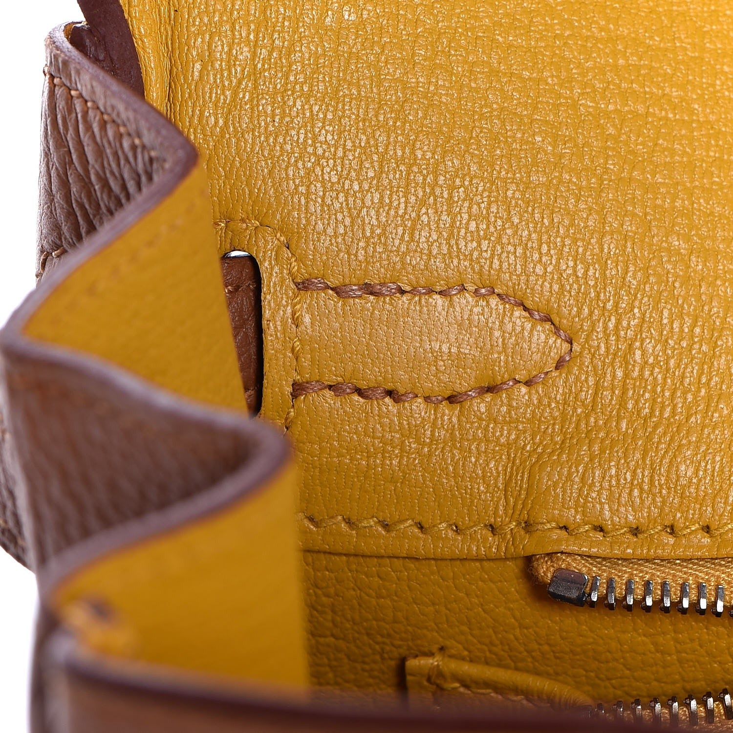 Hermes Togo Swift Officier Birkin 25 Gold Ambre 20 of 35
