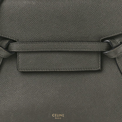 Celine Grained Calfskin Nano Belt Bag Grey 7 of 14