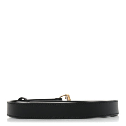 Gucci Calfskin Pearl Double G 95 38 Belt Black Cream 2 of 4
