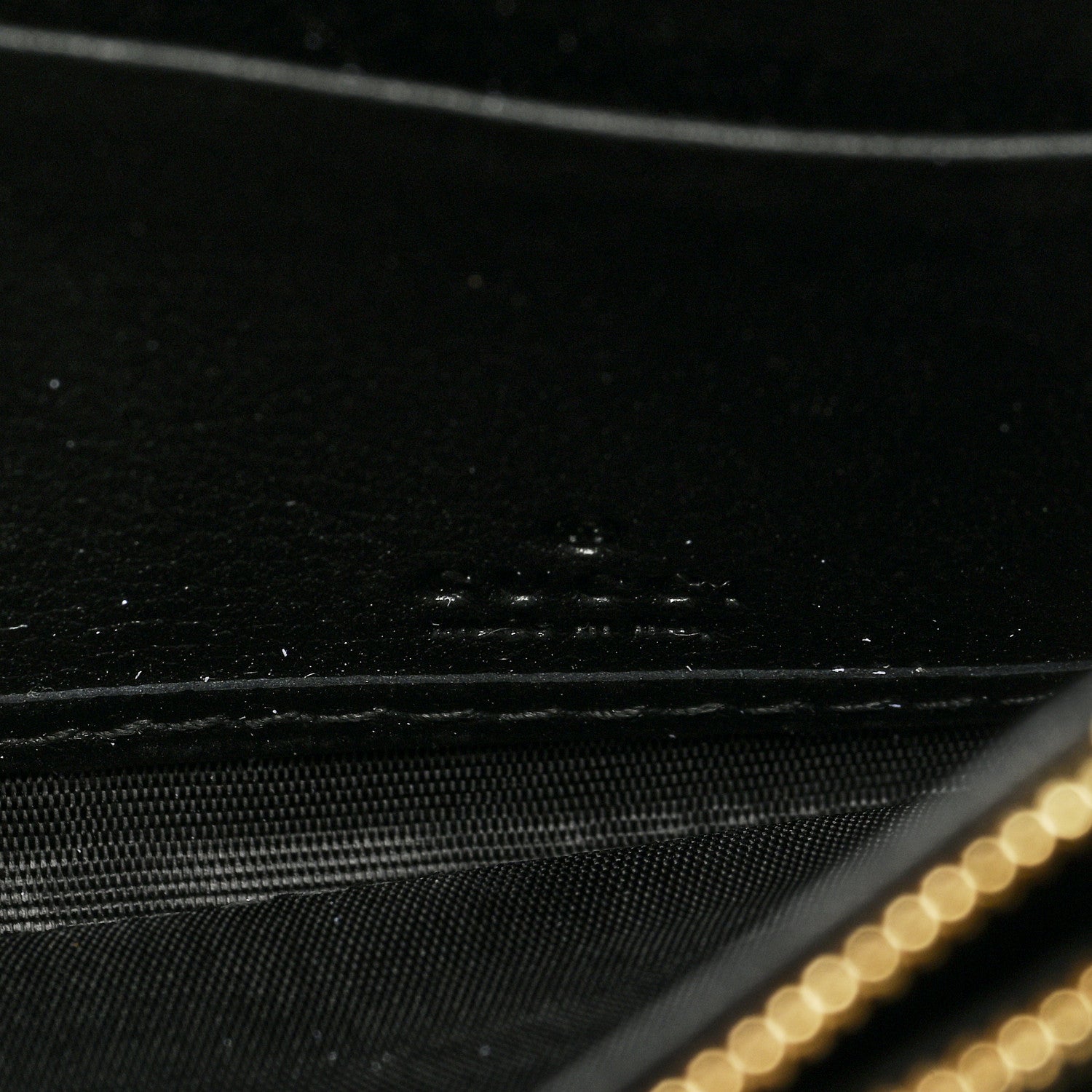 Gucci Roxy Calfskin Blondie Continental Chain Wallet Black 6 of 8