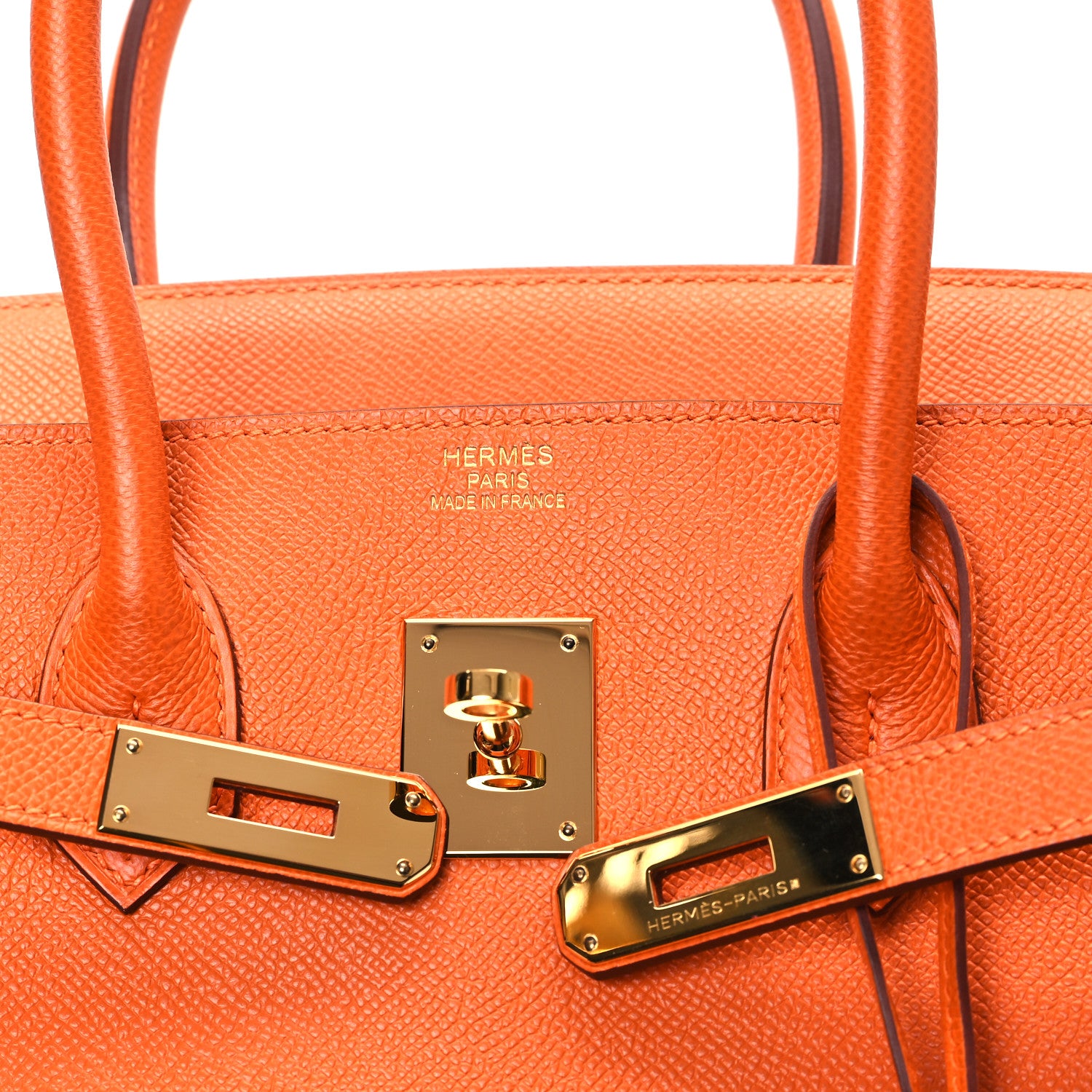 Hermes Epsom Birkin 35 Orange 6 of 12
