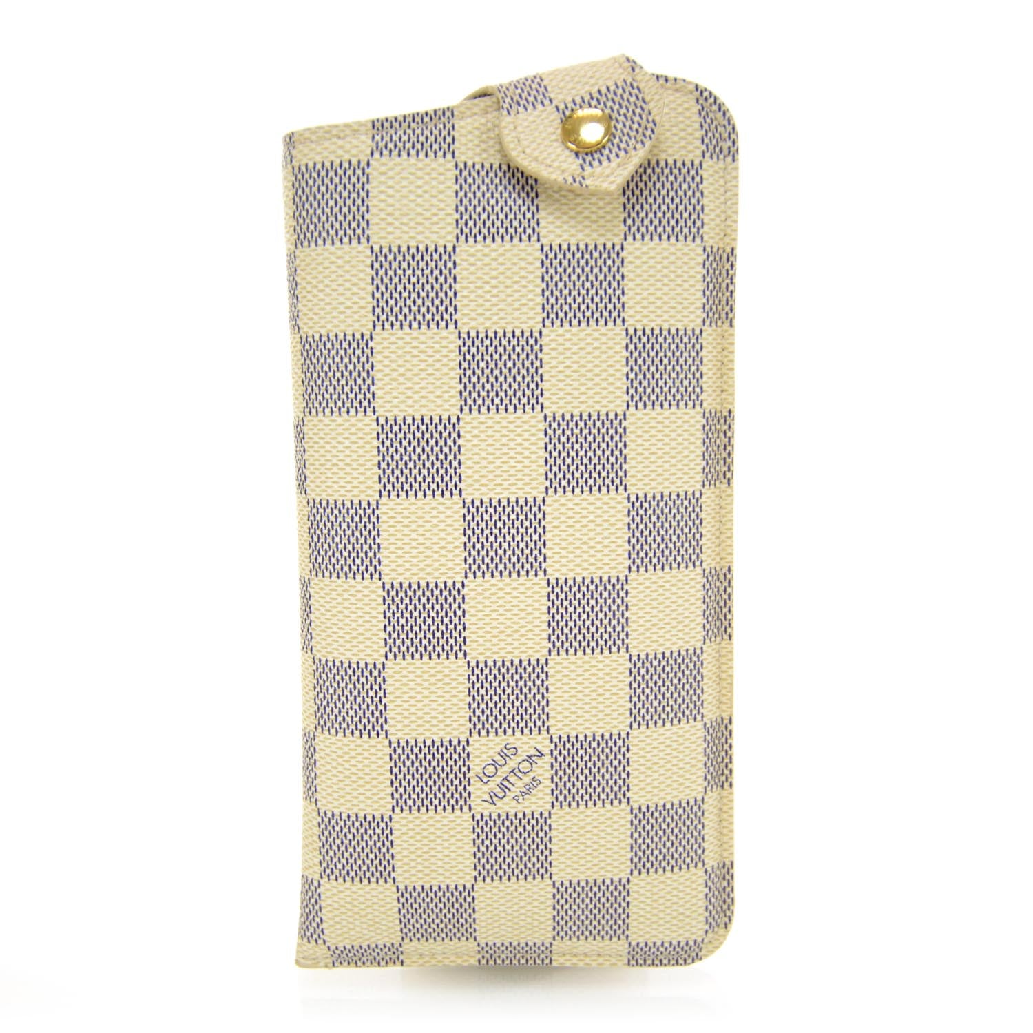 Louis Vuitton Damier Azur Sunglasses Case MM 1 of 7
